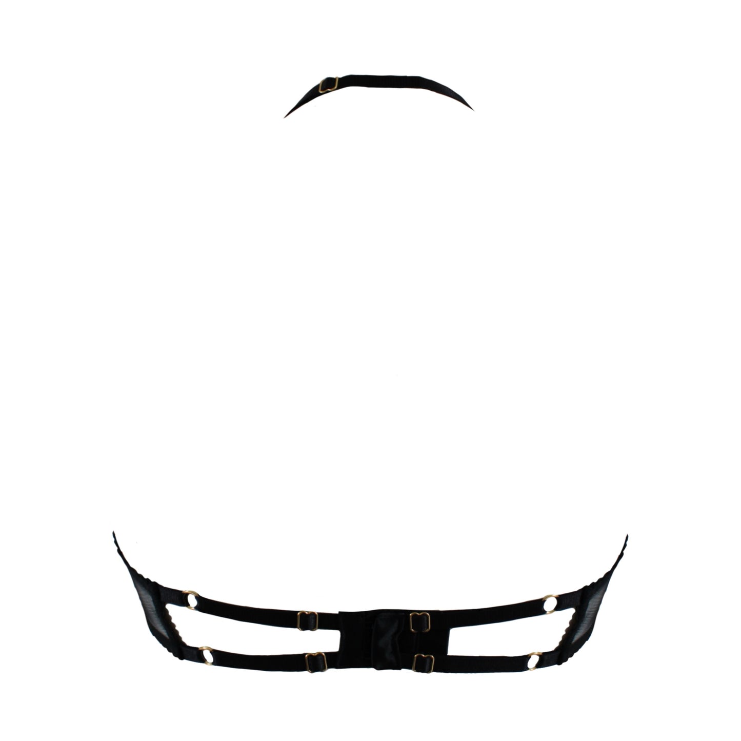 Jilly Black Scoop Neck Bralette