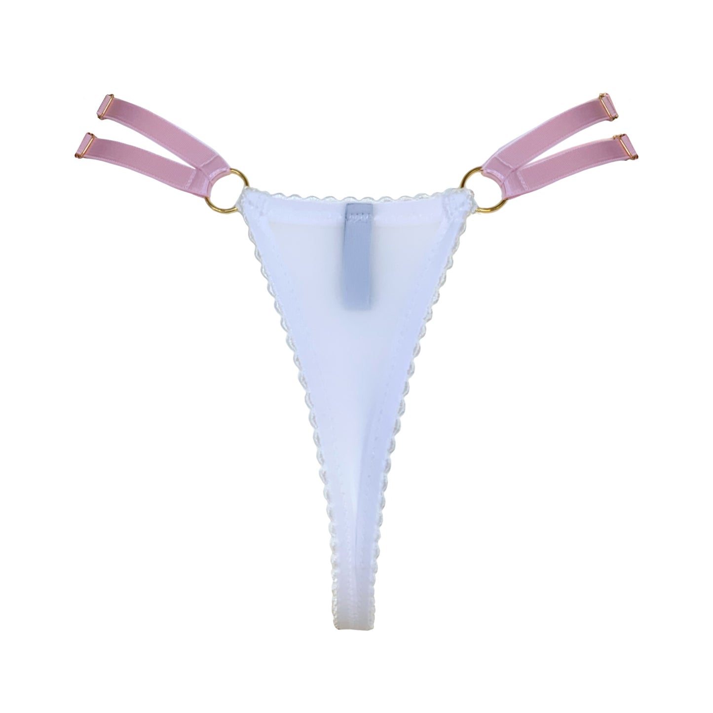 Anna Cotton Striped Strap Thong