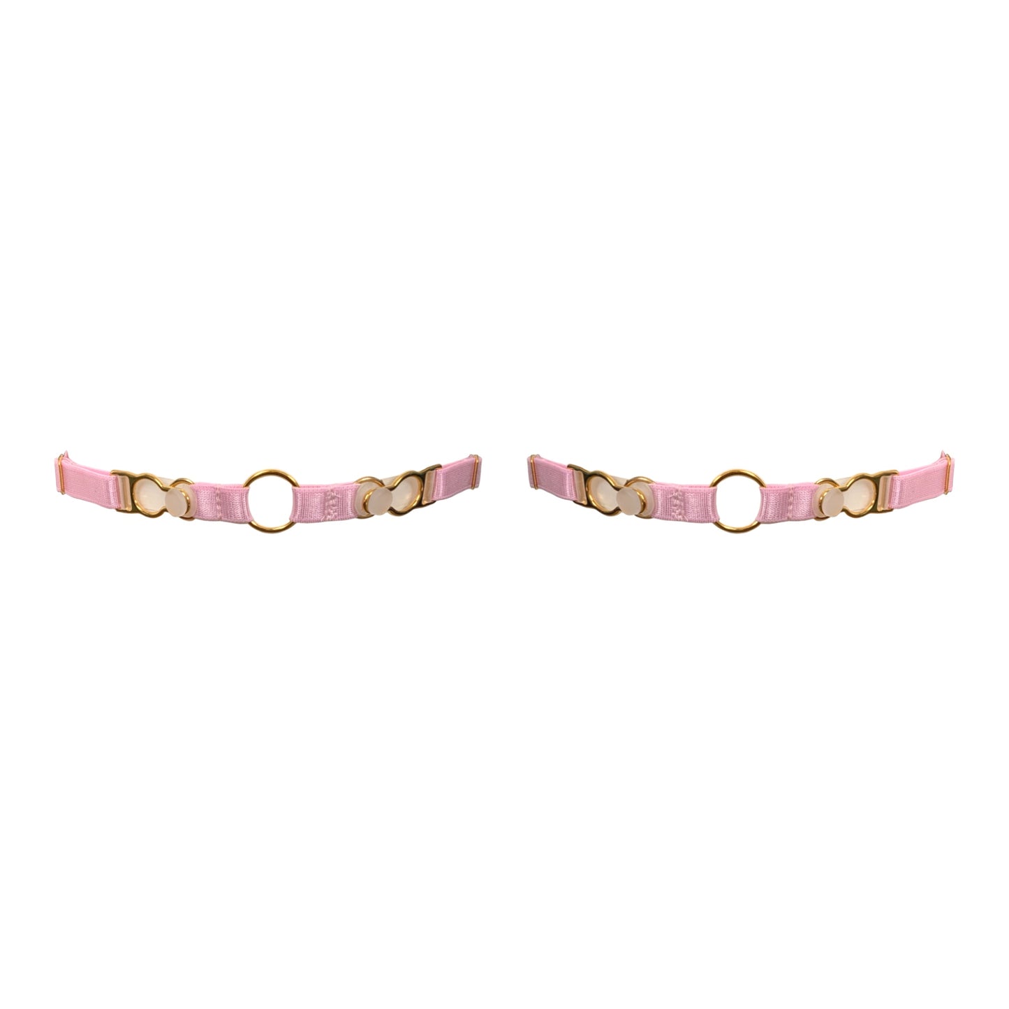 Marie Pink Thigh Garters