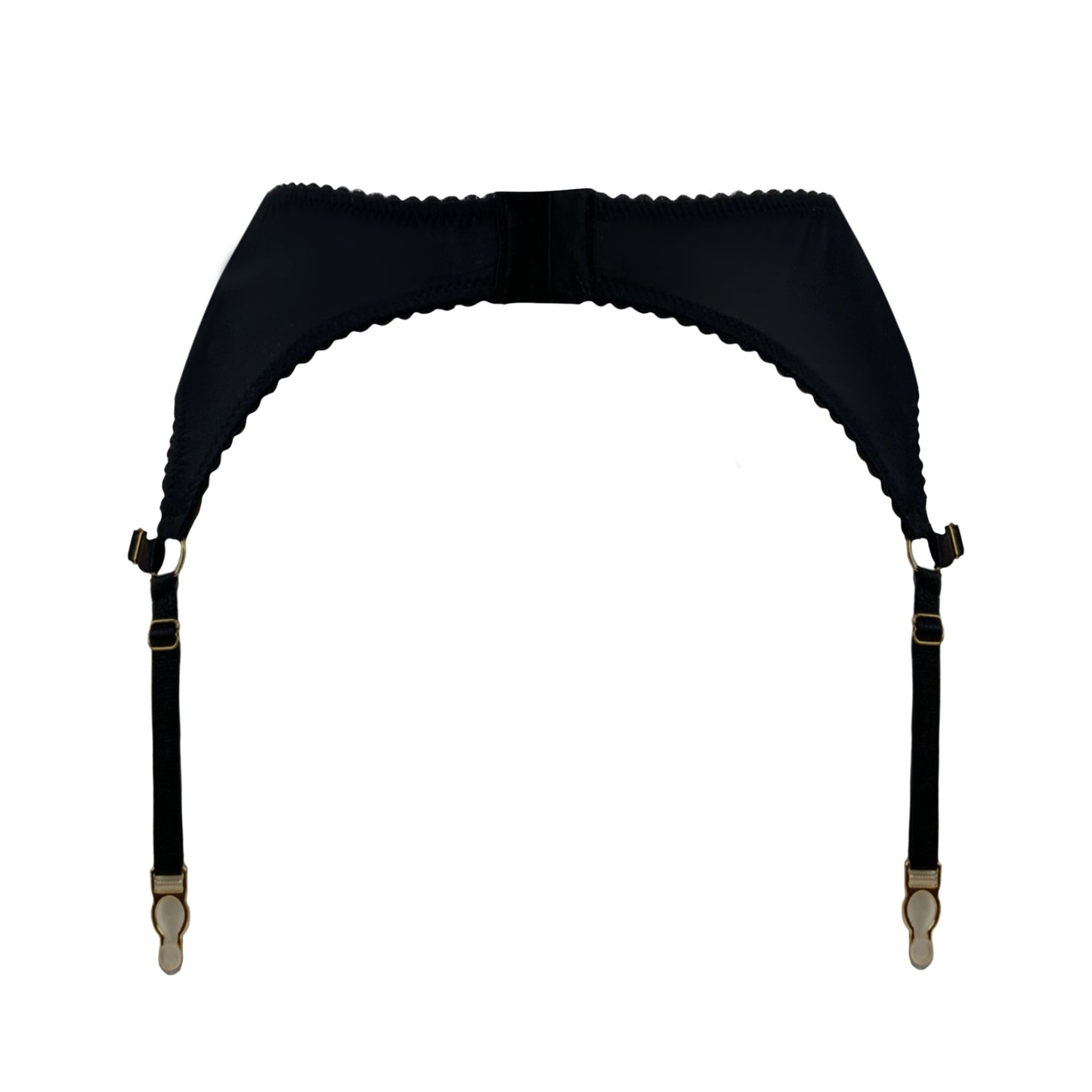 Red Pink Floral Strap Suspender Belt Handmade in Scotland