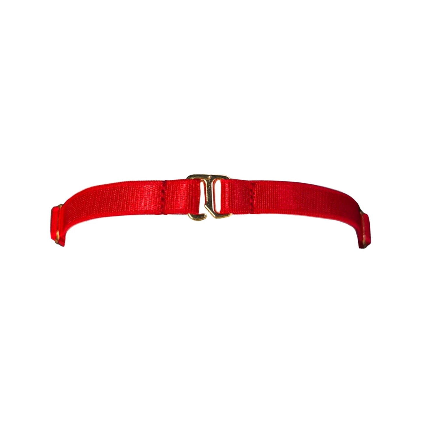Ginger Red Strap Neck Choker