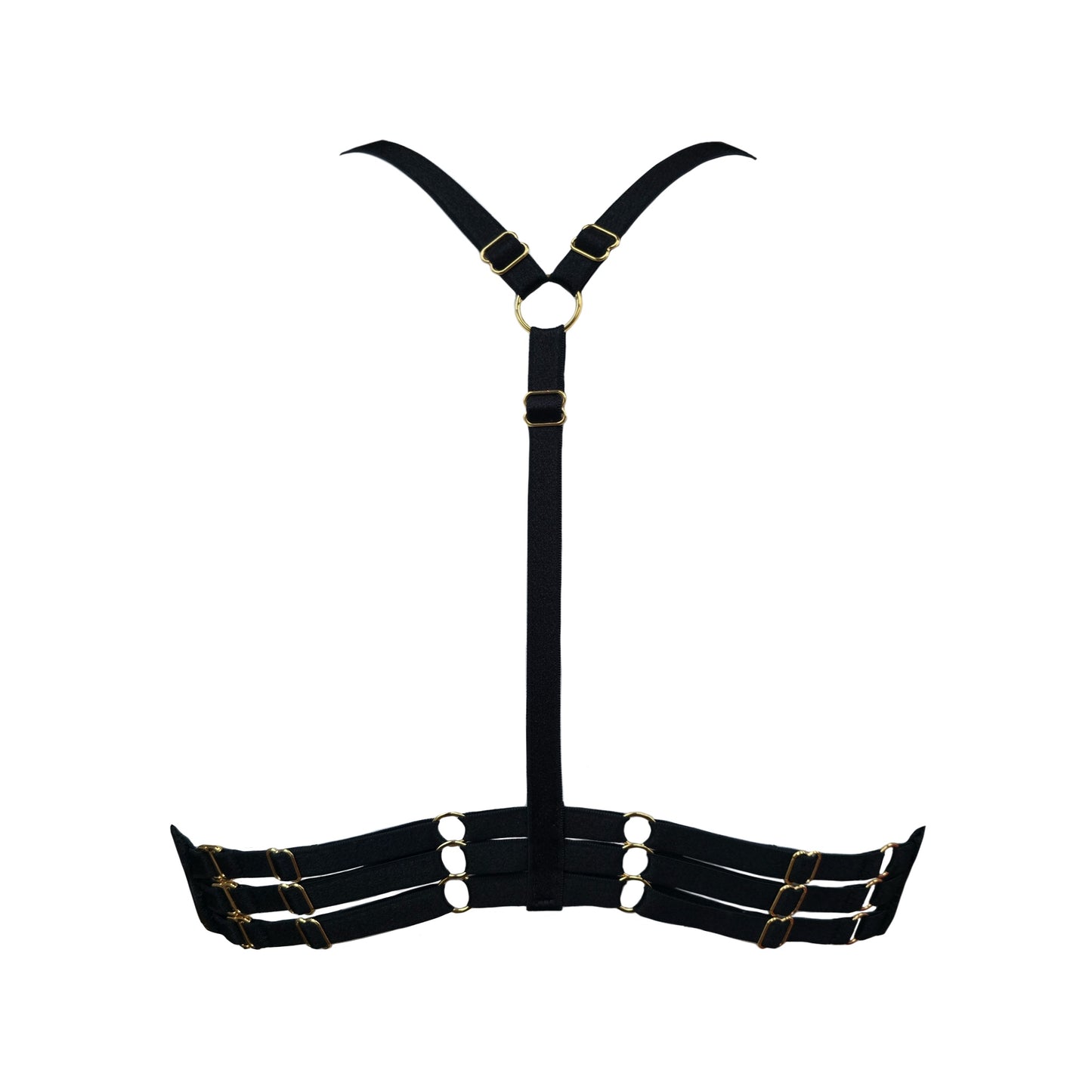 Beth Black High Neck Bralette