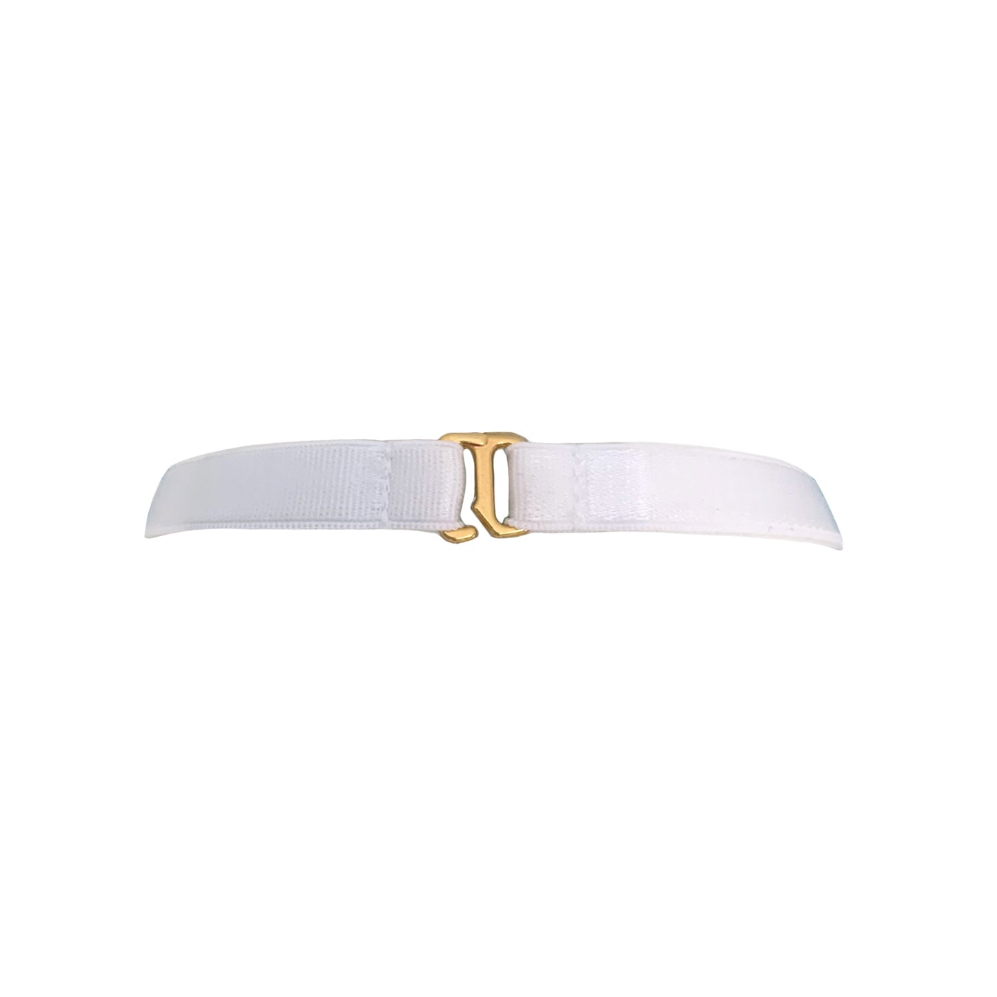 Tess White Strap Neck Choker