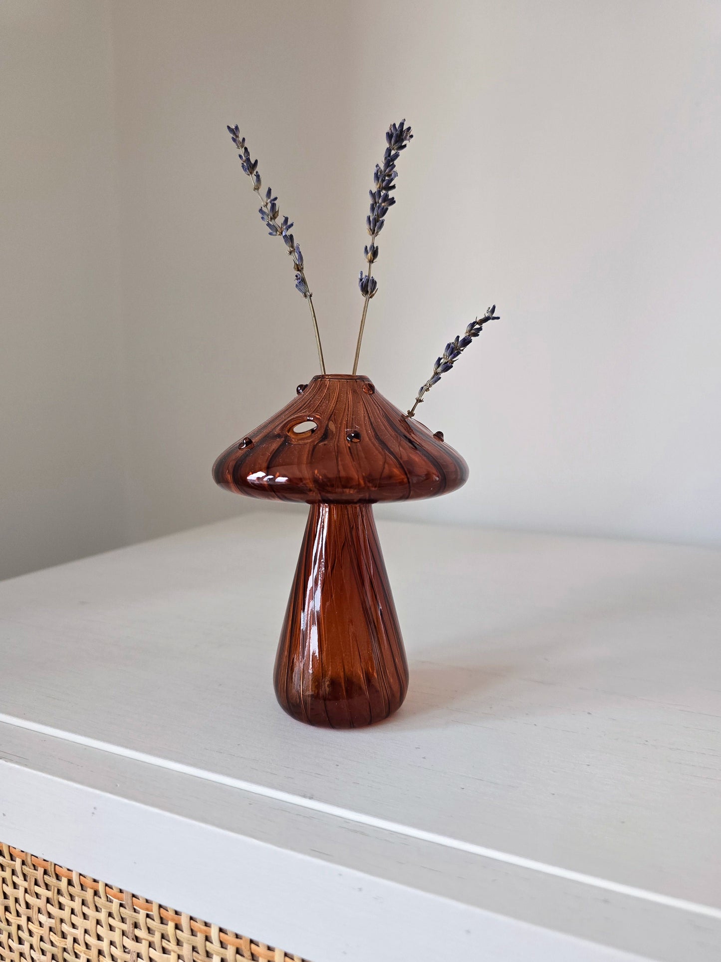 Mushroom Bud Vase