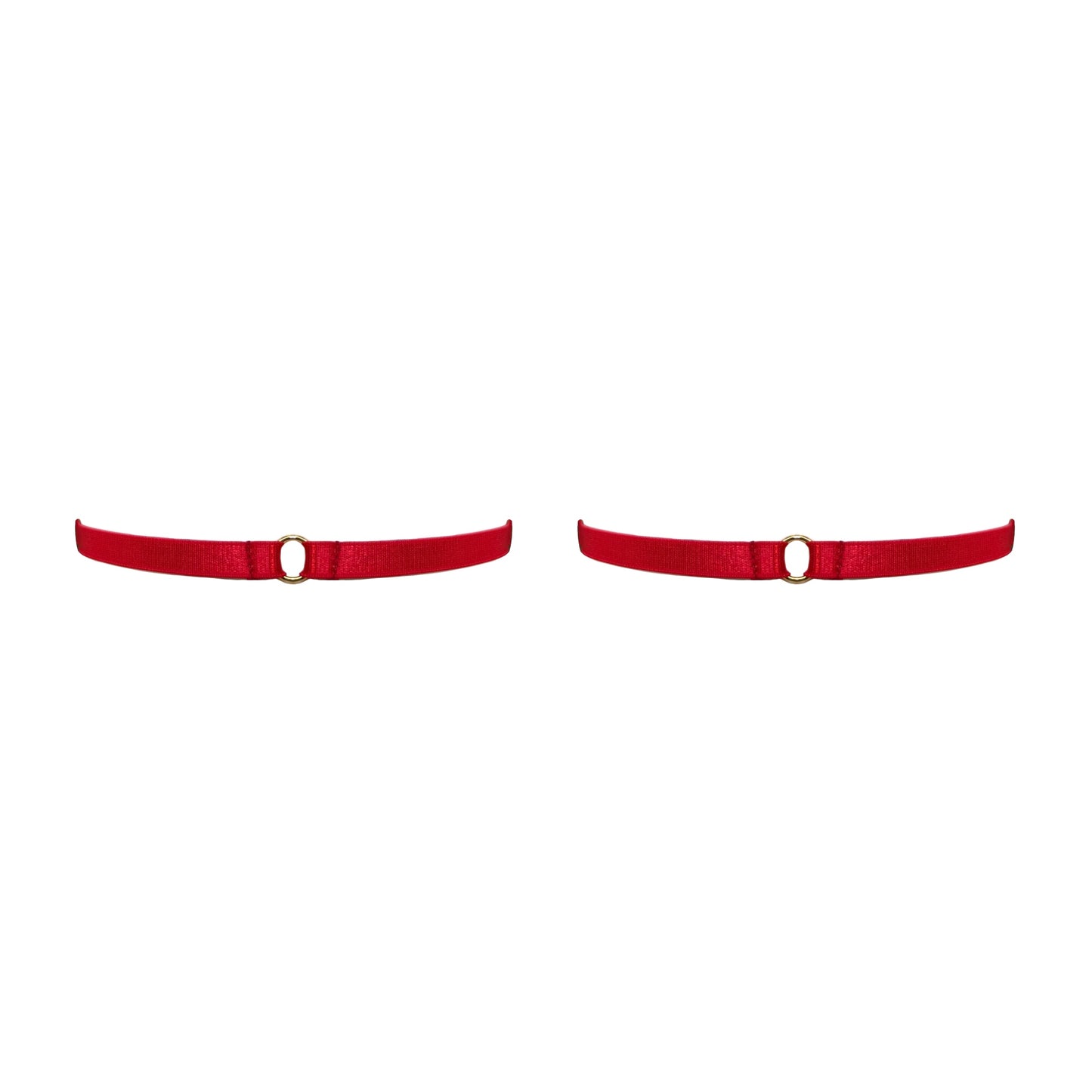 Ginger Red Thigh Garters