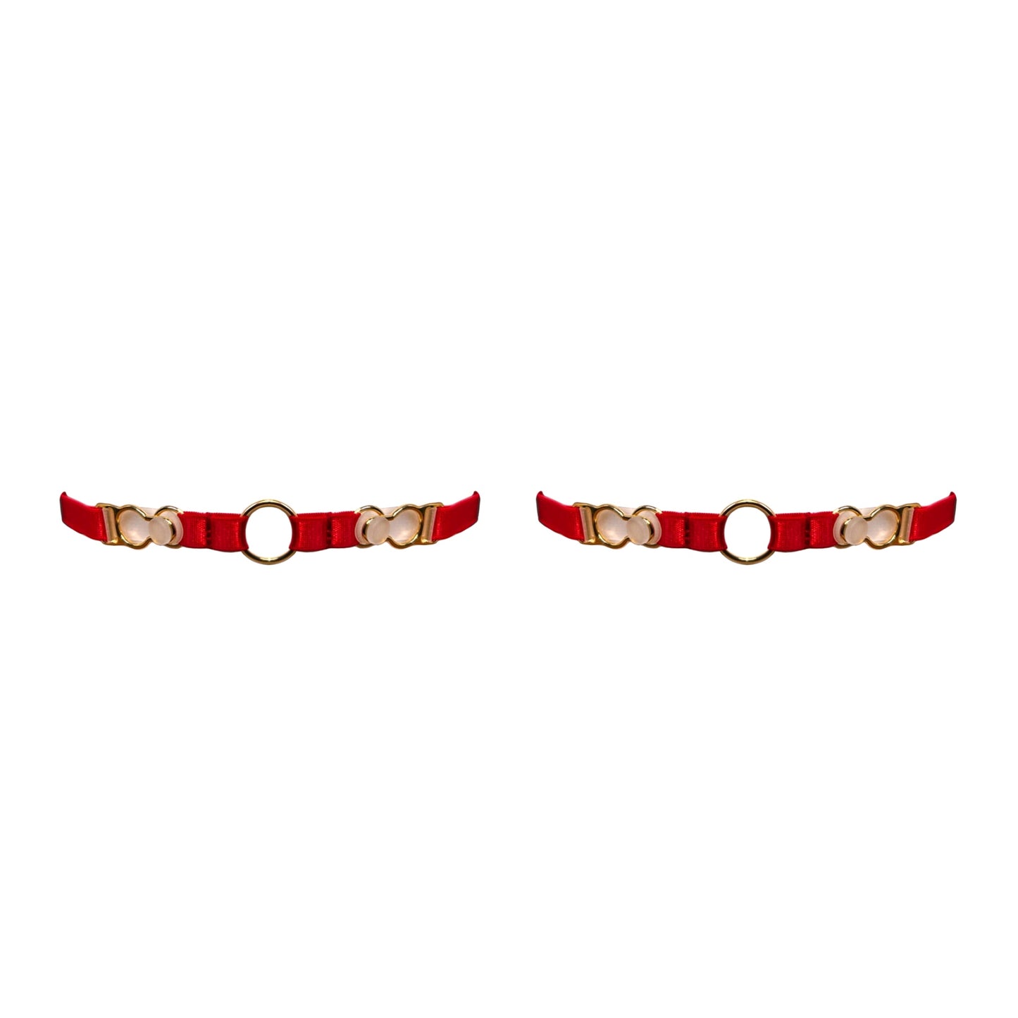 Ginger Red Thigh Garters