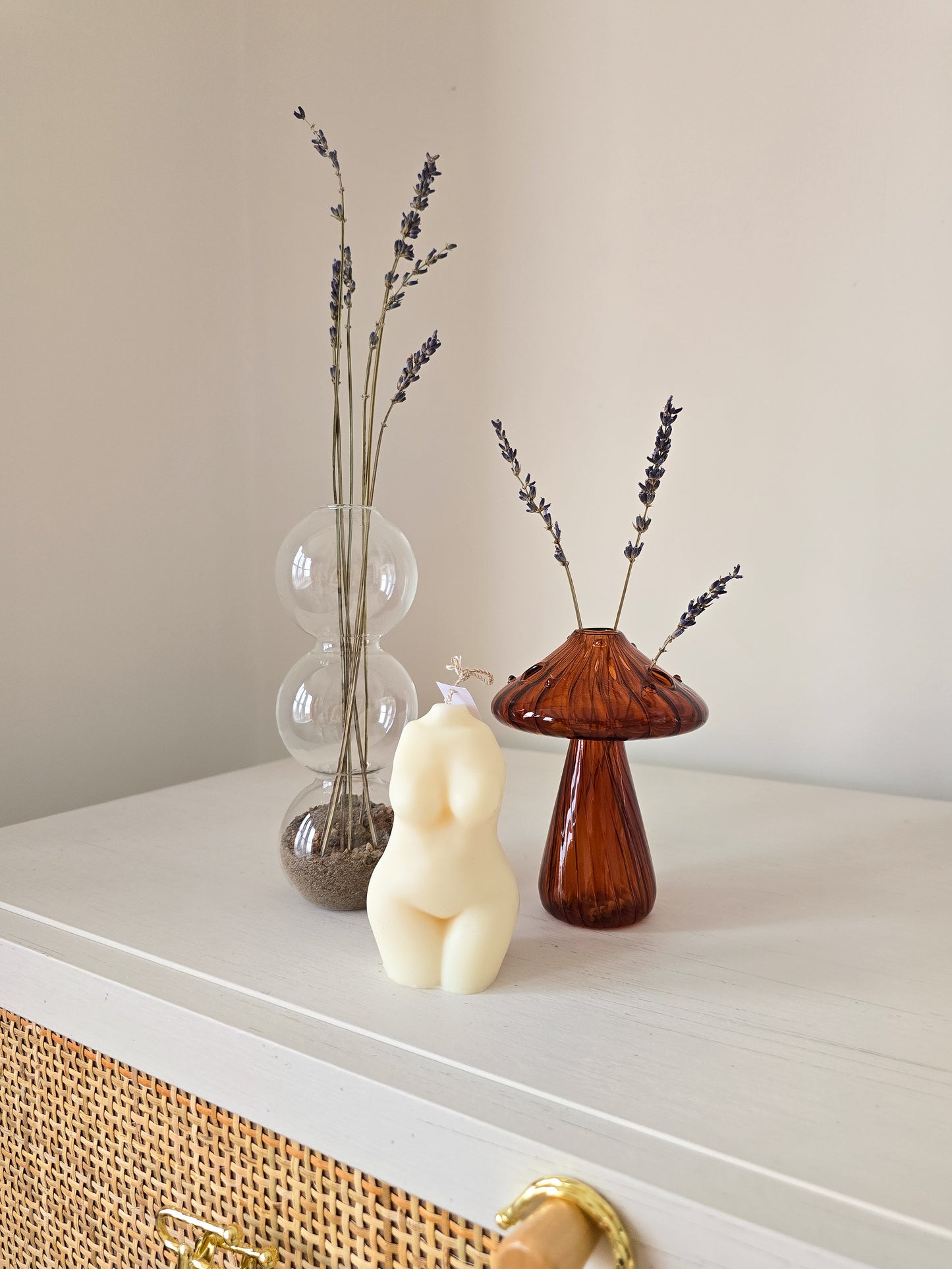 Mushroom Bud Vase