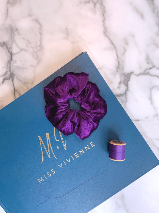 Royal Purple Scrunchie