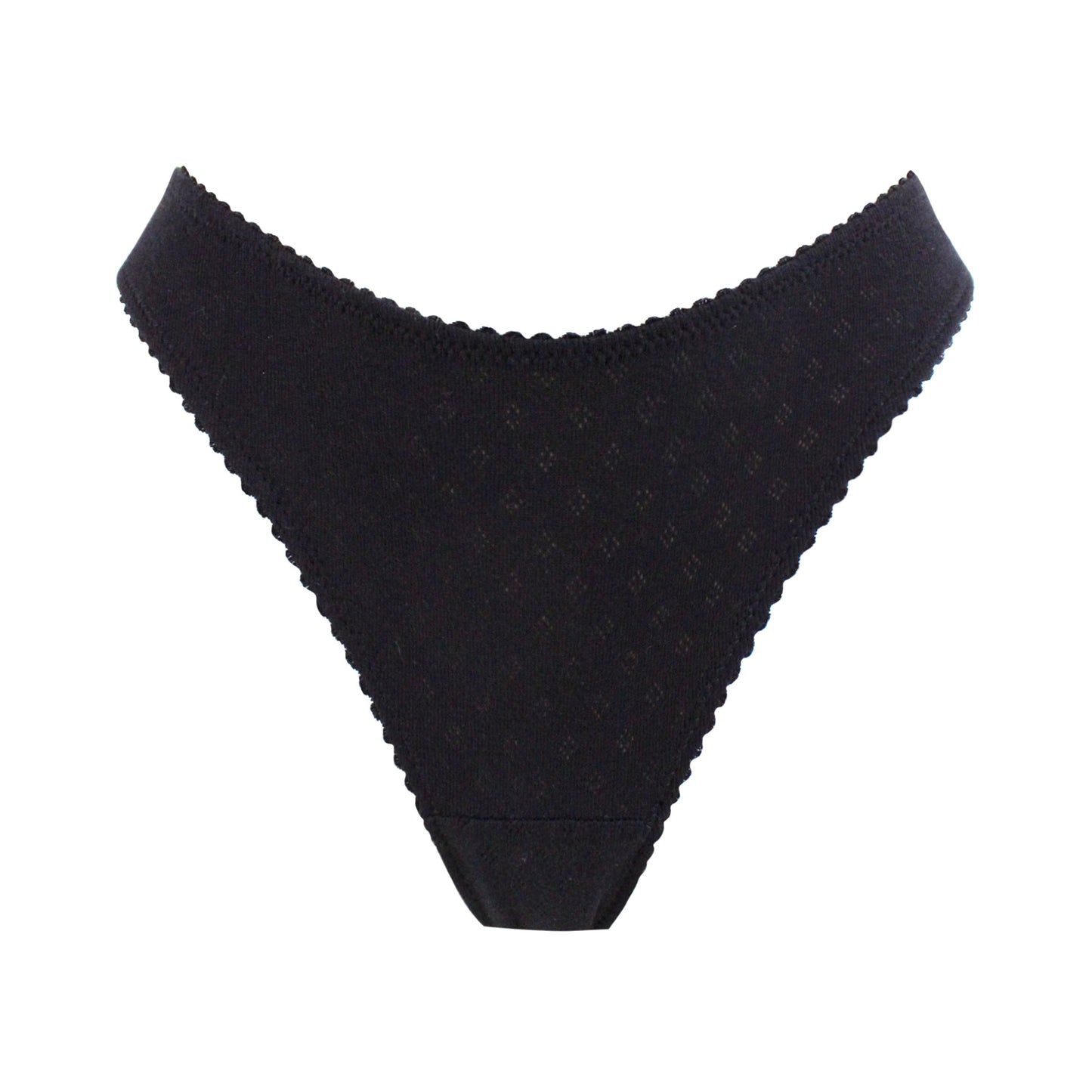 Beth Cotton High Leg Thong