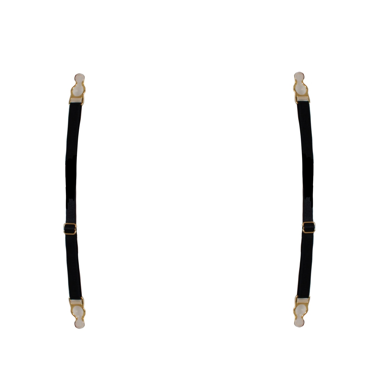 Detachable Black Suspender Straps