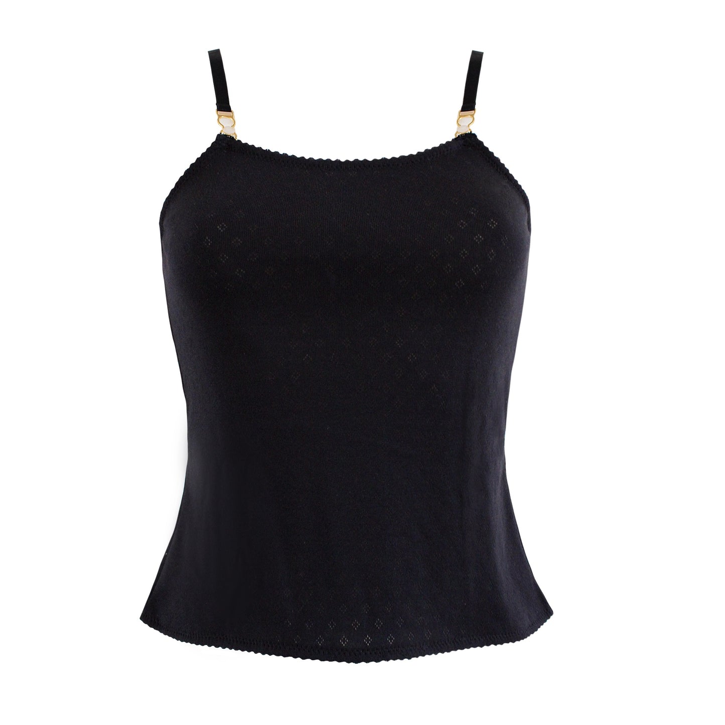 Beth Black Cotton Cami