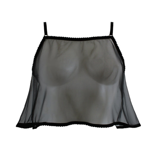 Jilly Black Cropped Cami