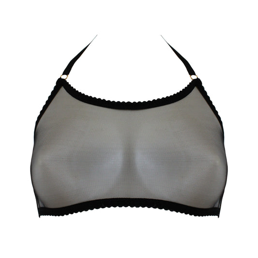 Jilly Black Scoop Neck Bralette