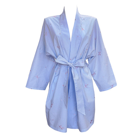 Anna Cotton Stripe Robe