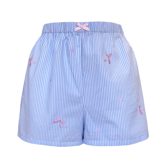 Anna Cotton Stripe Shorts