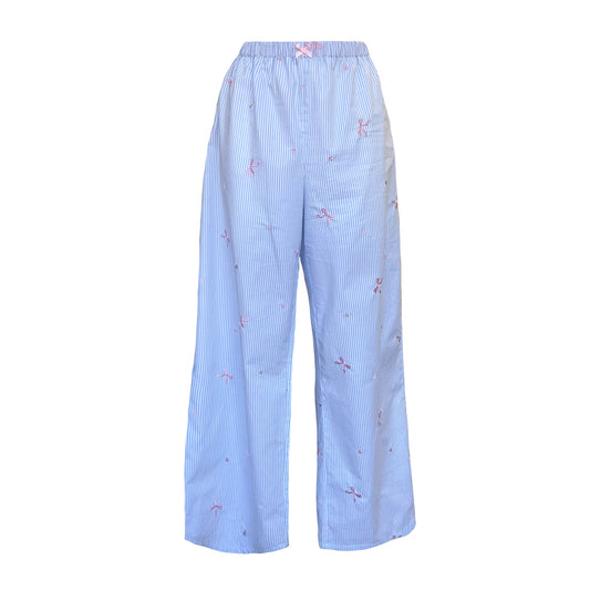 Anna Cotton Stripe Trousers