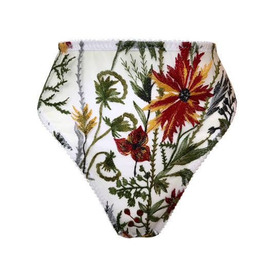 Orla Embroidered High Waist Thong