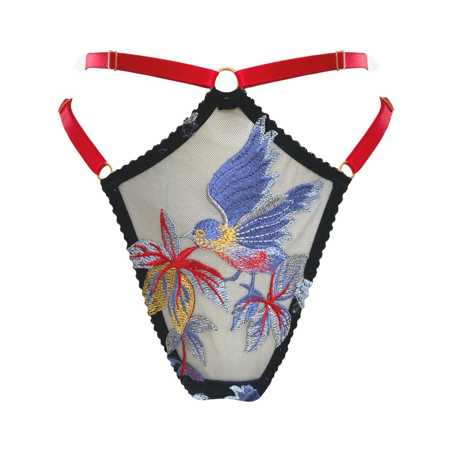 Flight of Asia High Waist Strap Thong