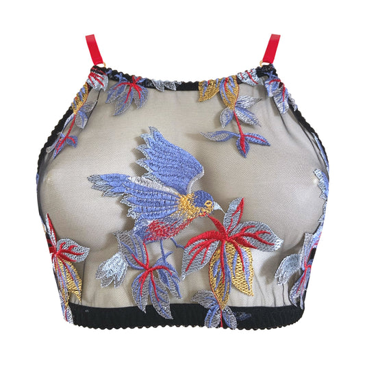 Flight of Asia High Neck Bralette