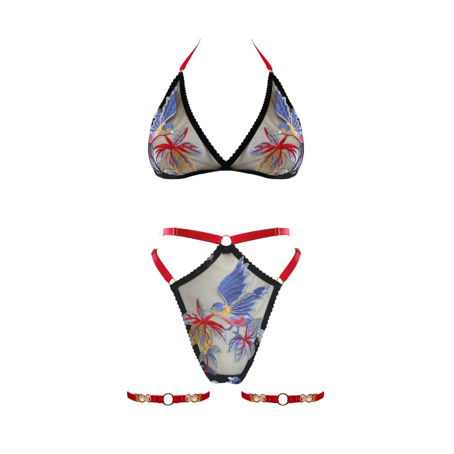 Flight of Asia Triangle Bralette