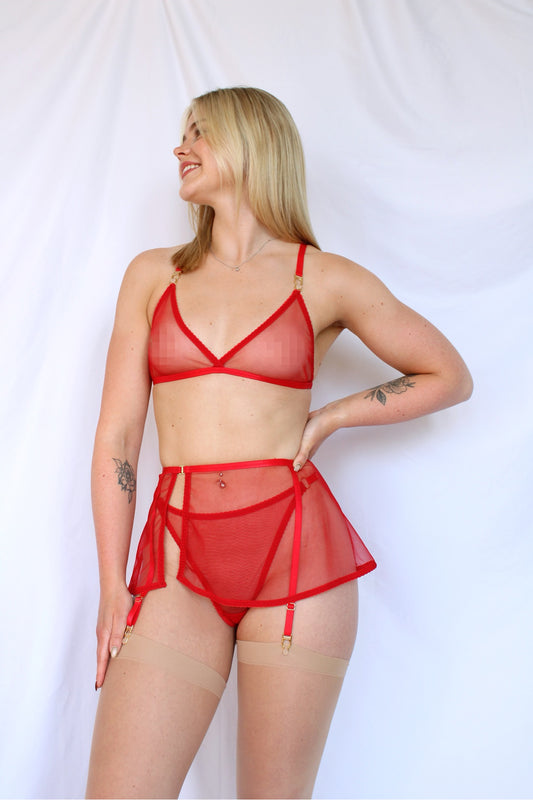 Jilly Suspender Skirt