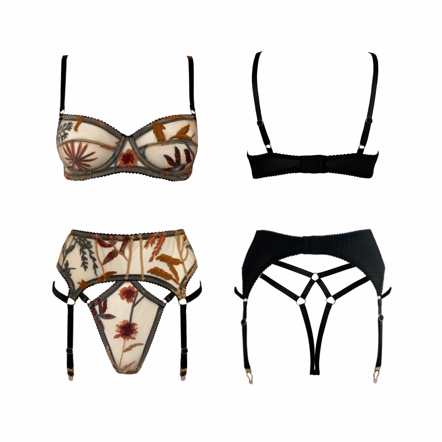 Autumn High Waist Strap Thong