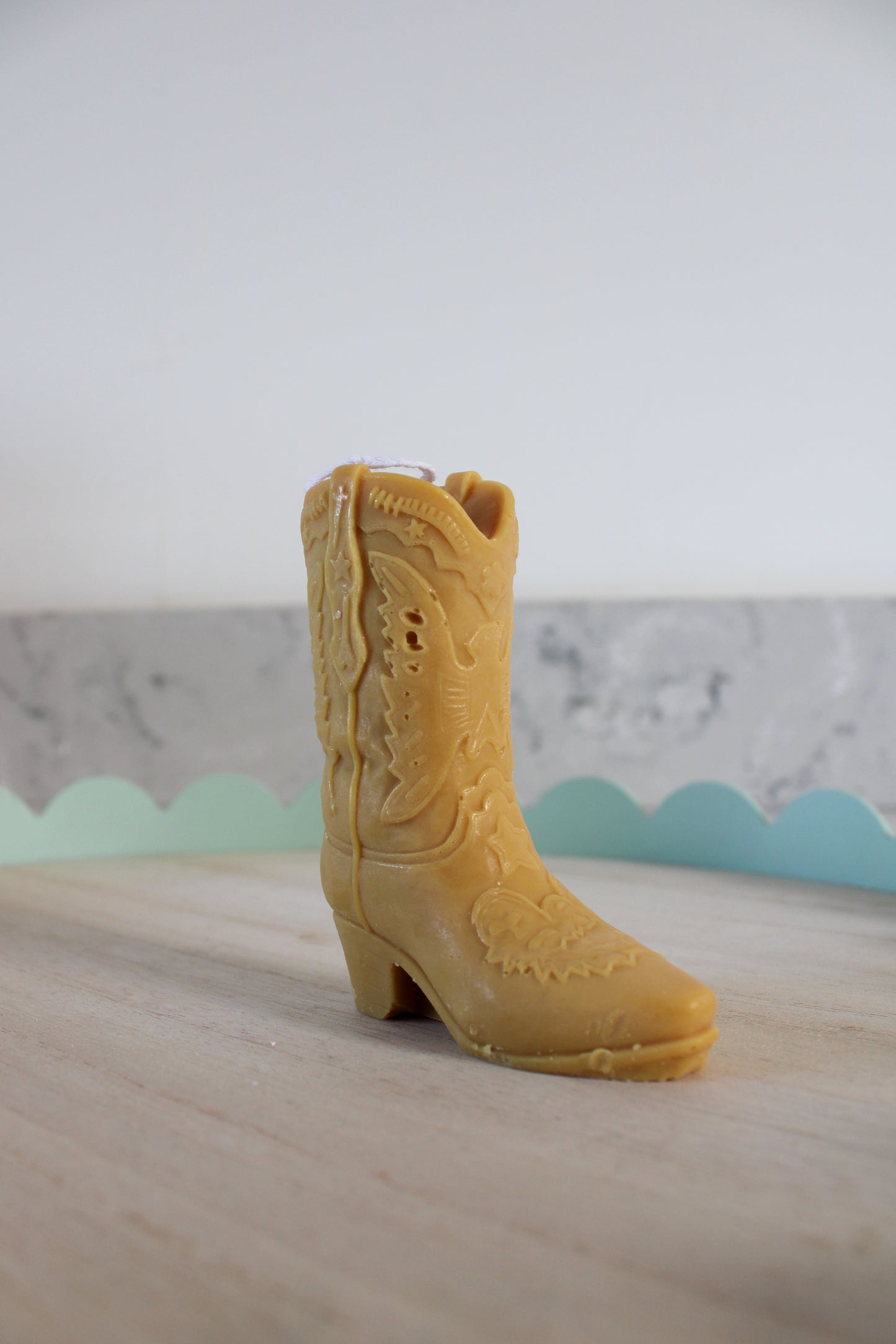 Cowboy Boot Candle