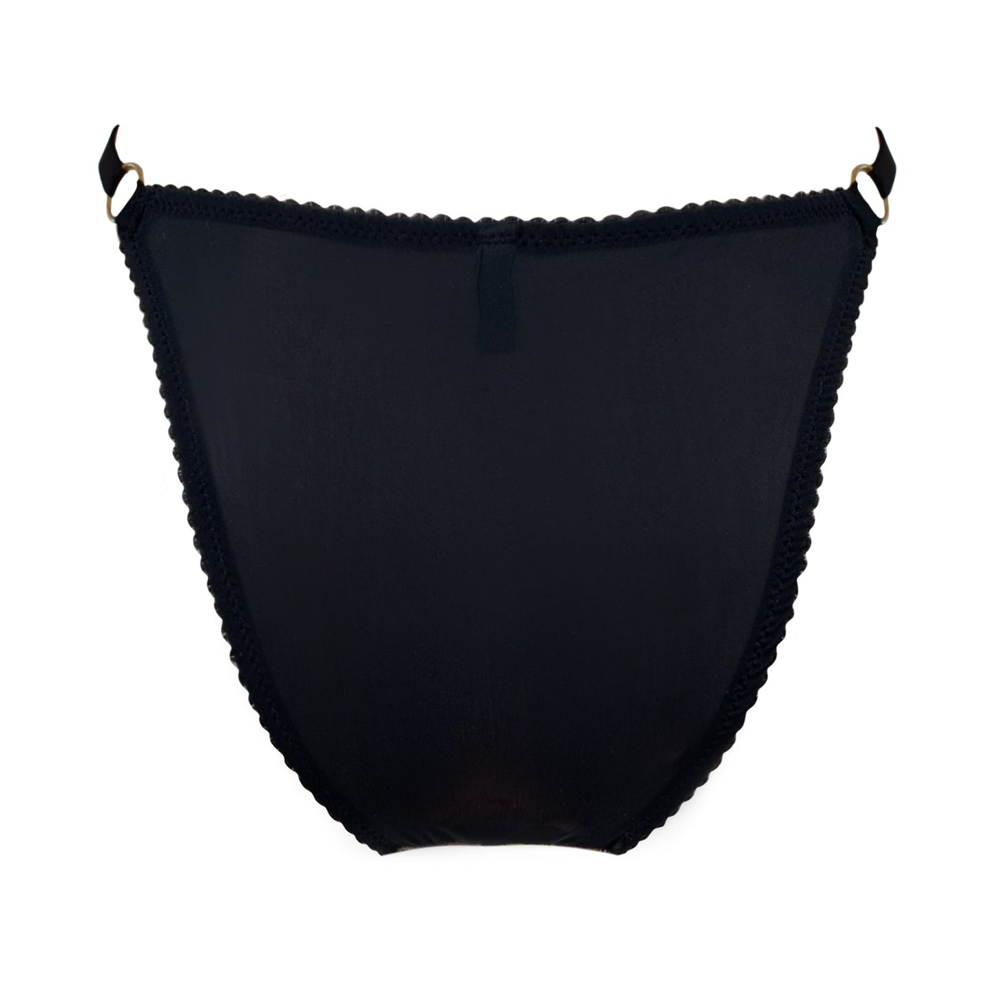 Red Pink Floral Adjustable Strap Brief Handmade in Scotland