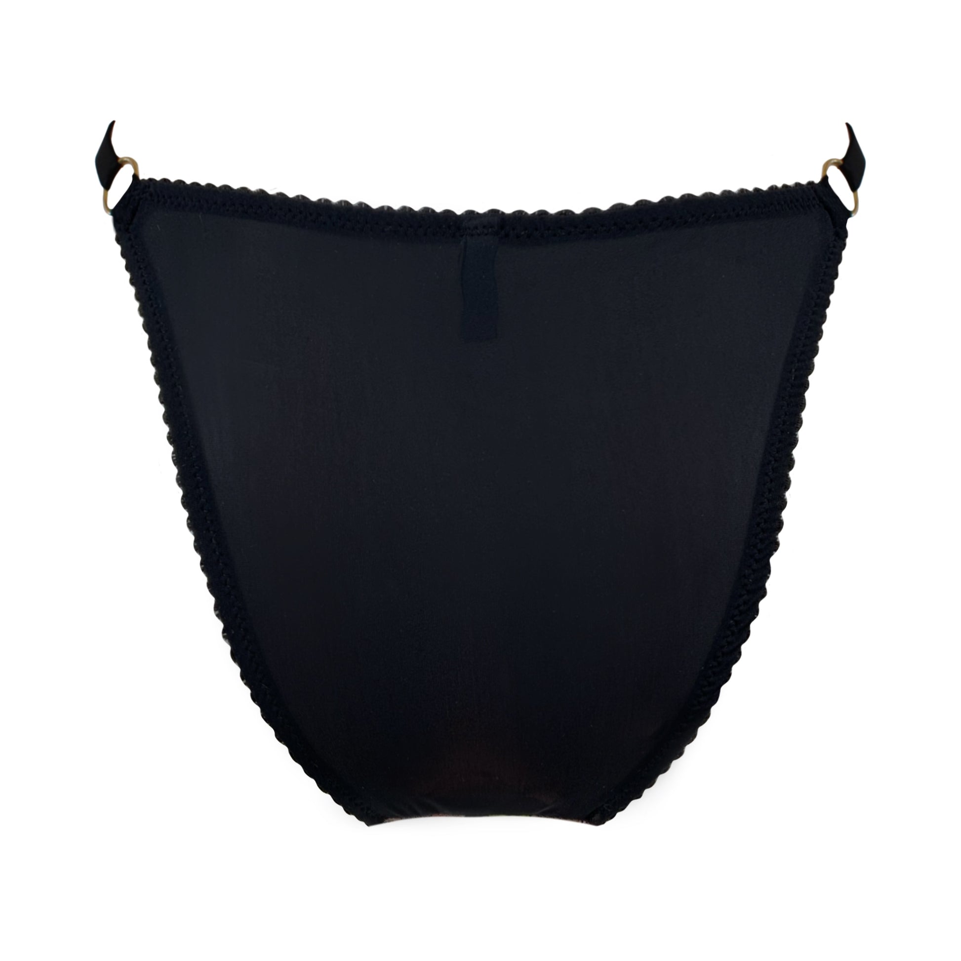 Red Pink Floral Adjustable Strap Brief Handmade in Scotland