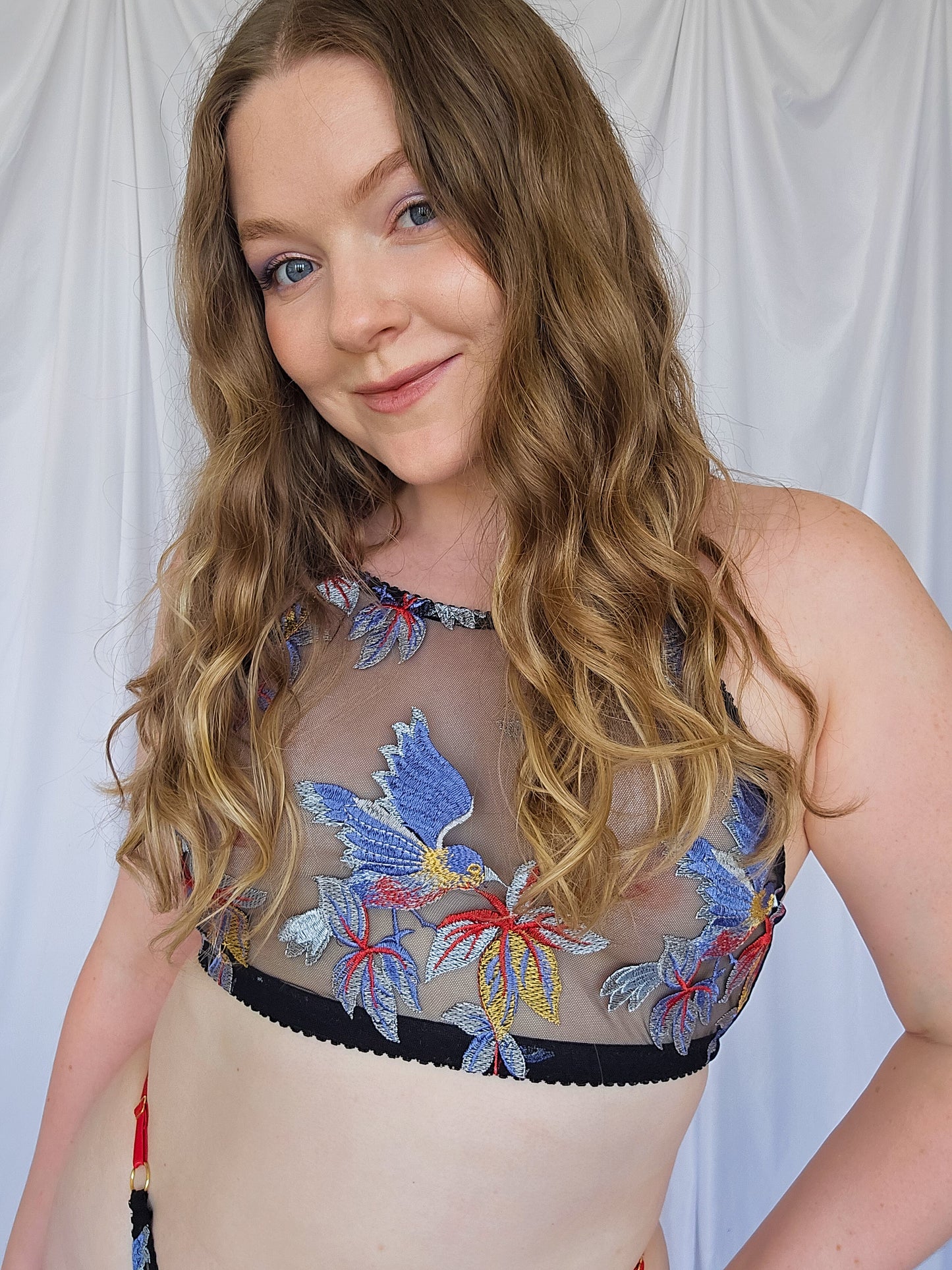 Flight of Asia High Neck Bralette